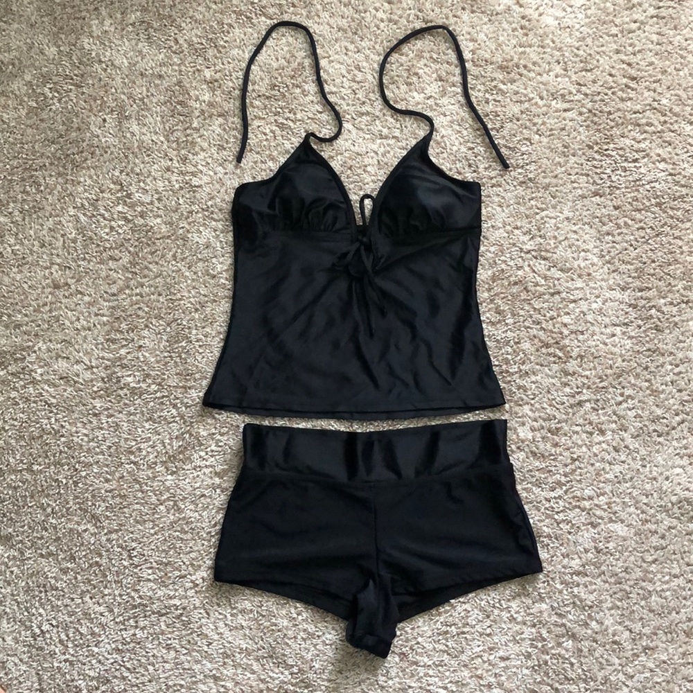 Mandee tankini with boyshort bottoms bathing suit